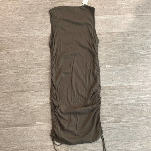 NWT Good American Side Rouched Tank Dress in Sea Turtle 008 Size 4XL - Picture 7 of 7